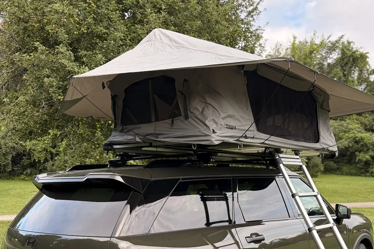 Hyundai Palisade XRT Pro и палатка Thule Foothill 2: комфорт на крыше